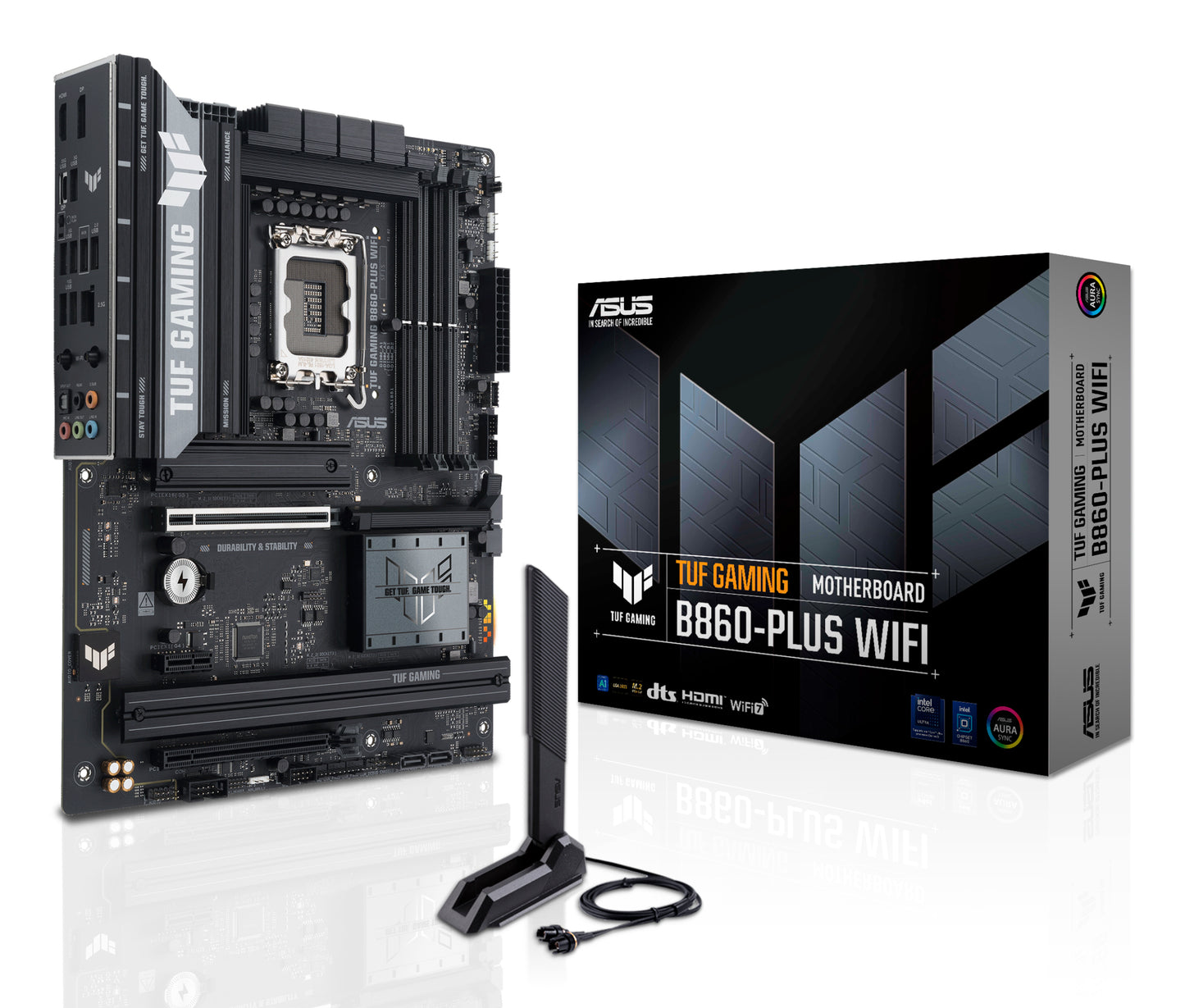 ASUS TUF GAMING B860-PLUS WIFI:(1851) 4DDR5 DP HDMI ATX