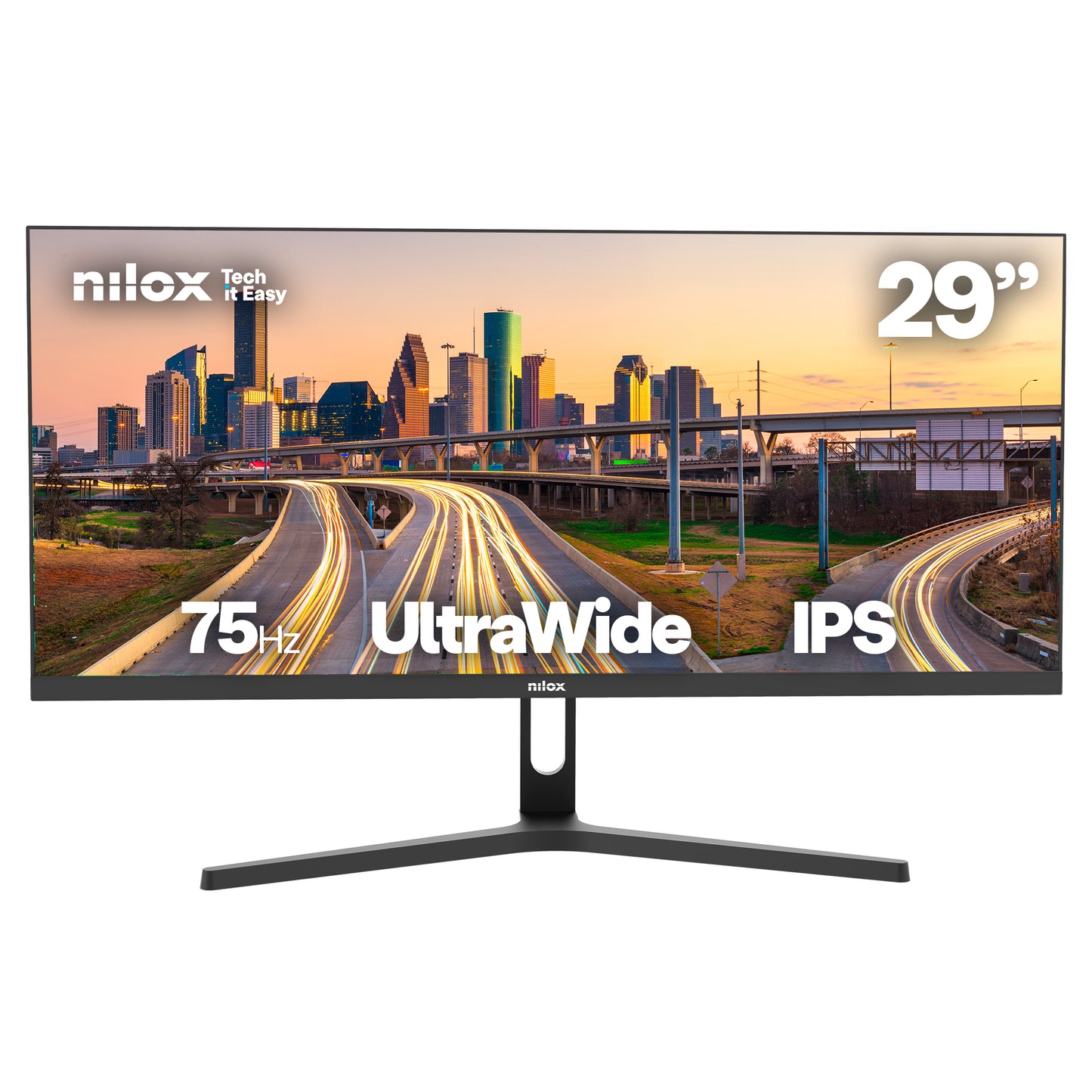 Monitor NILOX 29" LED IPS 2K QHD 75Hz Negro (NXM29UW01)