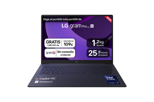 LG Ultra9-288V 32Gb 1Tb 16" W11H Gris (16Z90TS-G.AU99B)