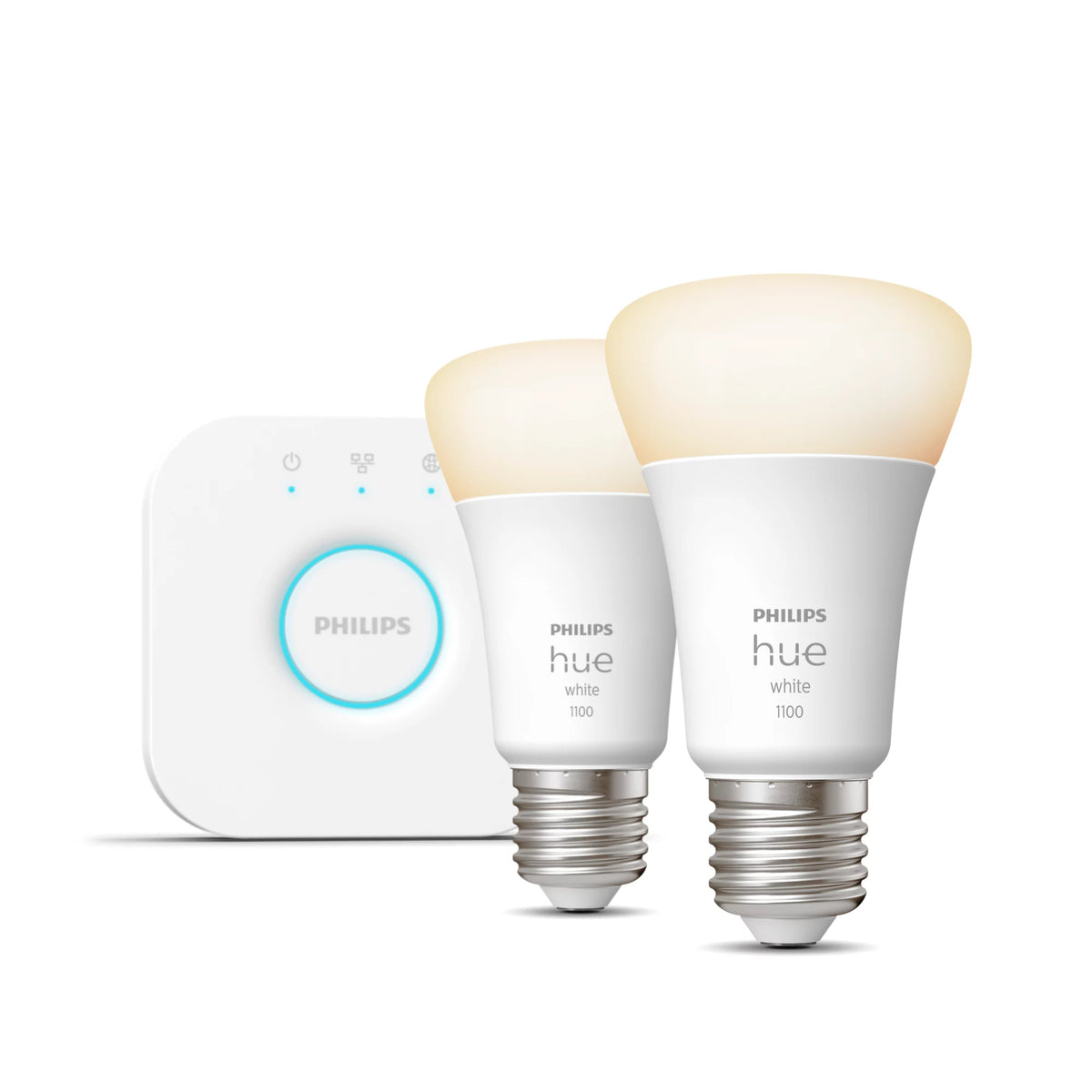 Kit Philips 2 Bombillas E27 + Hue Bridge (929002469201)