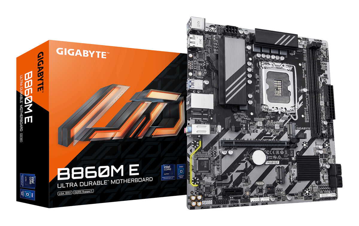 PLACA BASE GIGABYTE B860M E MATX 2XDDR5 HDMI + DP (9MB86ME-00-G10)