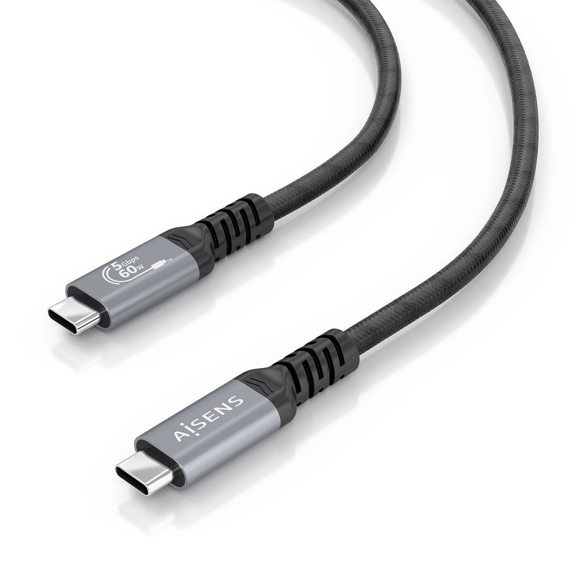 Cable AISENS USB-C a USB-C 4K 60W 10m Negro (A107-0992)