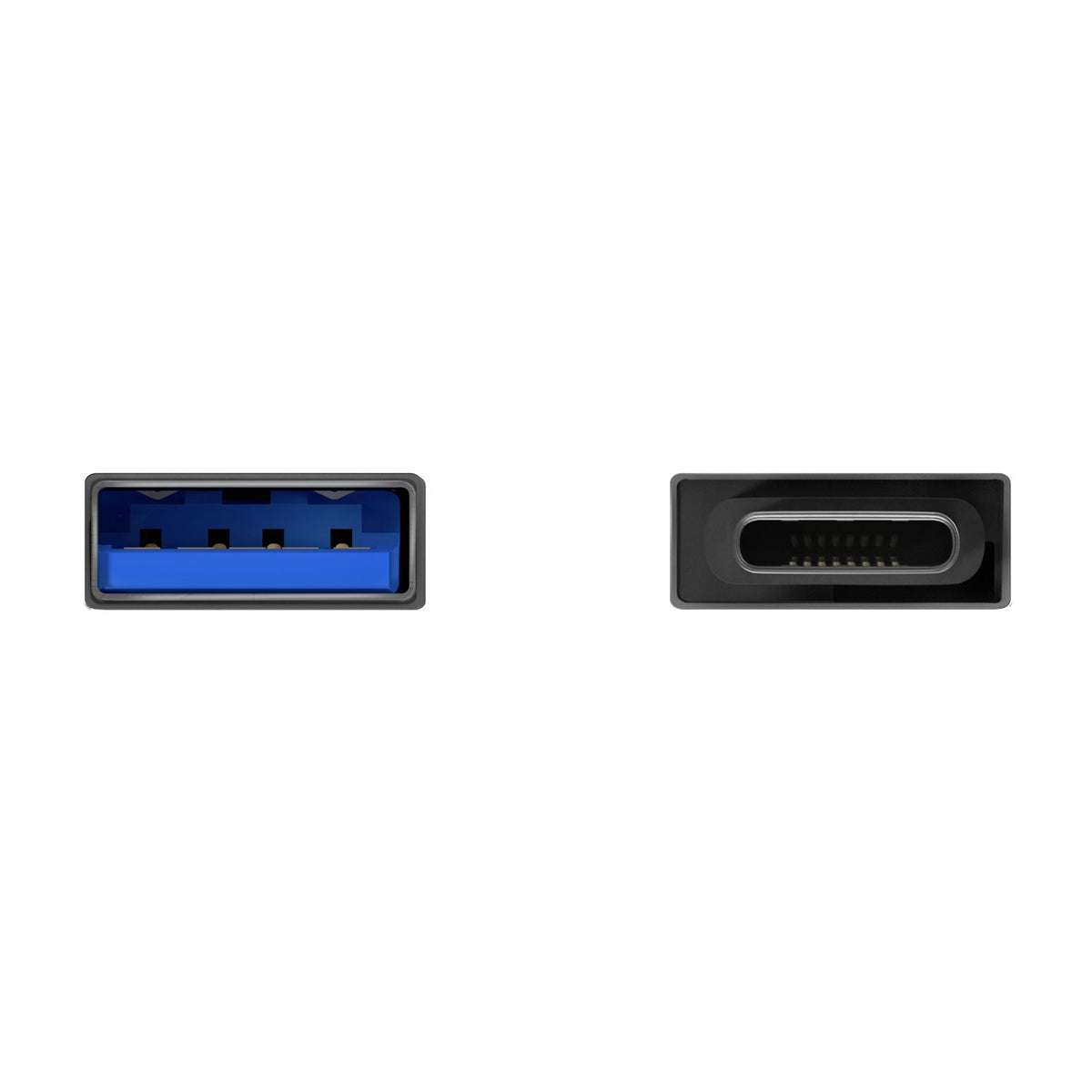 Adaptador AISENS USB-C/M a USB-A/H Gris (A108-0718)