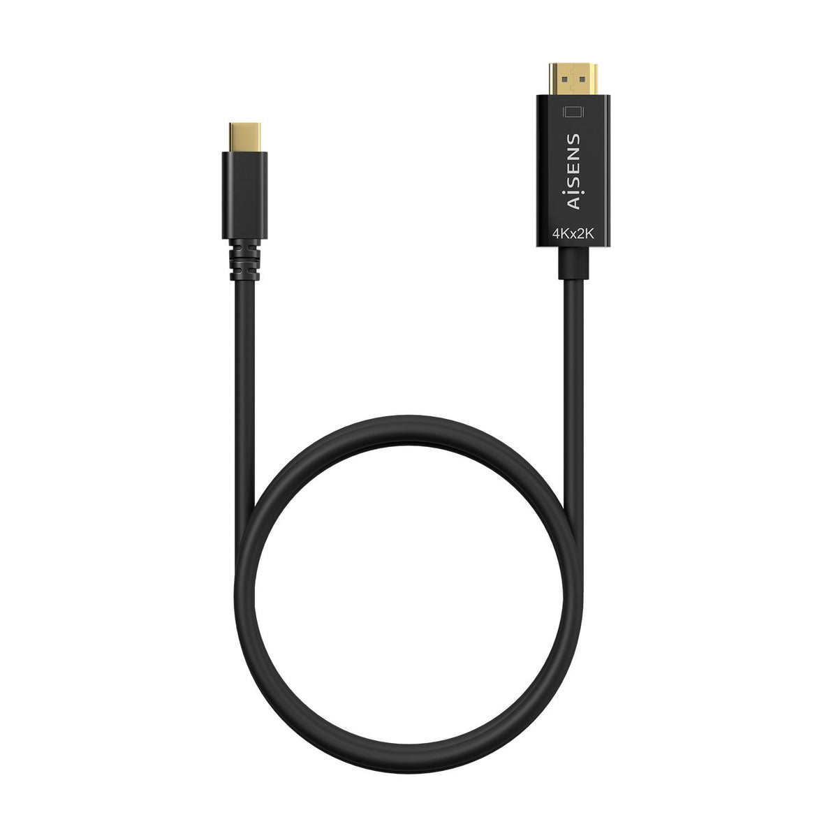 Adaptador AISENS USB-C/M HDMI/M 1.8m Negro (A109-0624)