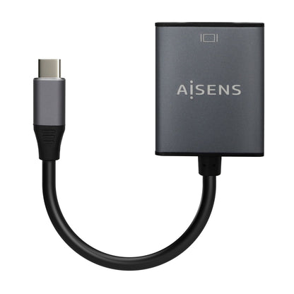 Adaptador AISENS USB-C/M a VGA/H 15cm Gris (A109-0691)