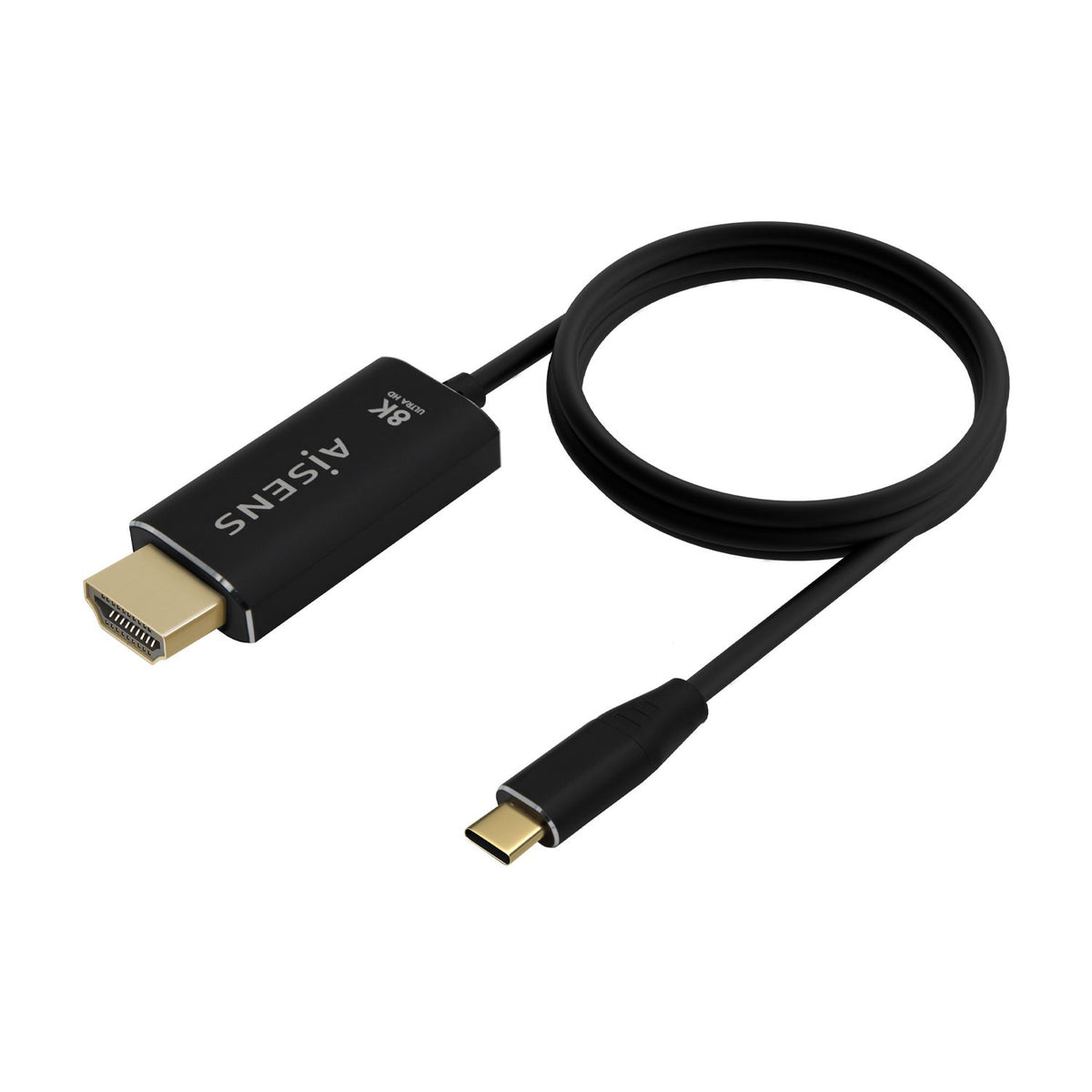 Cable AISENS USB-C/M a HDMI/M 8K 1m Negro (A109-0711)