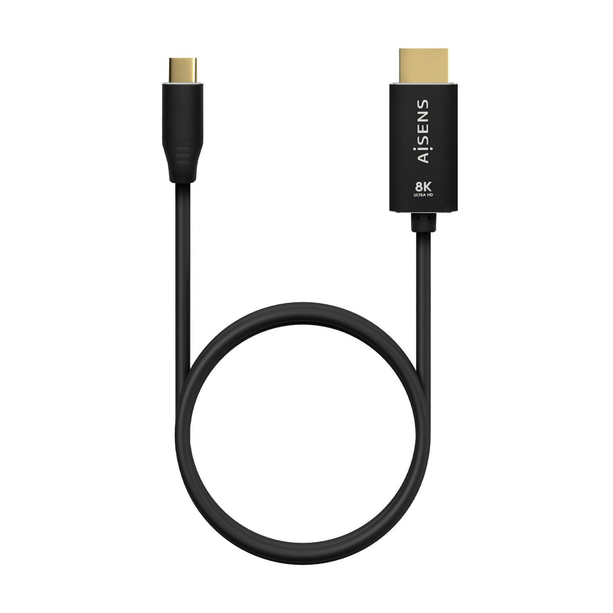 Cable AISENS USB-C/M a HDMI/M 8K 1m Negro (A109-0711)