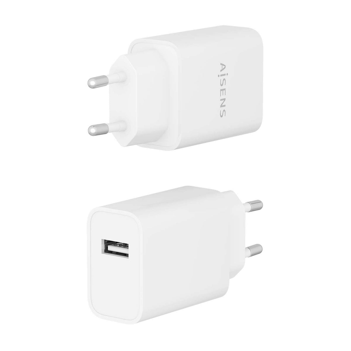 Cargador Pared AISENS 1xUSB-A 10.5W Blanco (A110-0853)