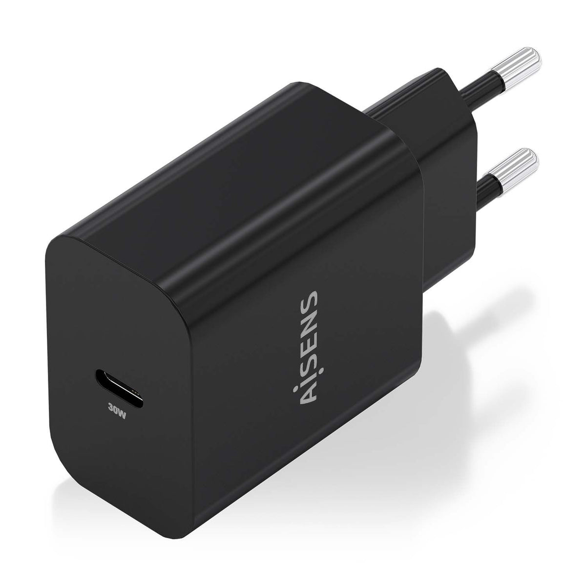 Cargador de Pared AISENS 1xUSB-C 30W Negro (A110-0941)