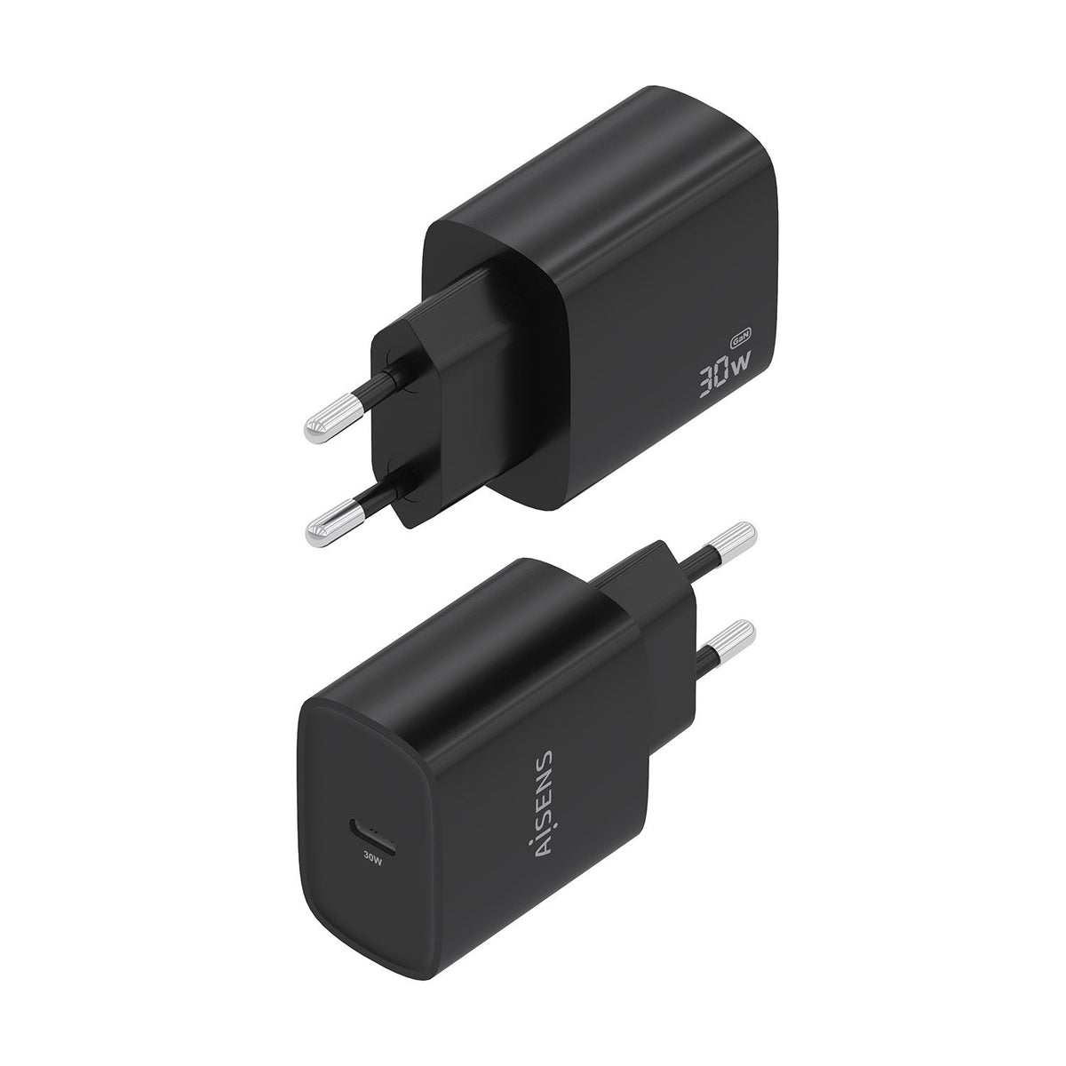 Cargador de Pared AISENS 30W 1xUSB-C Negro (A110-0951)