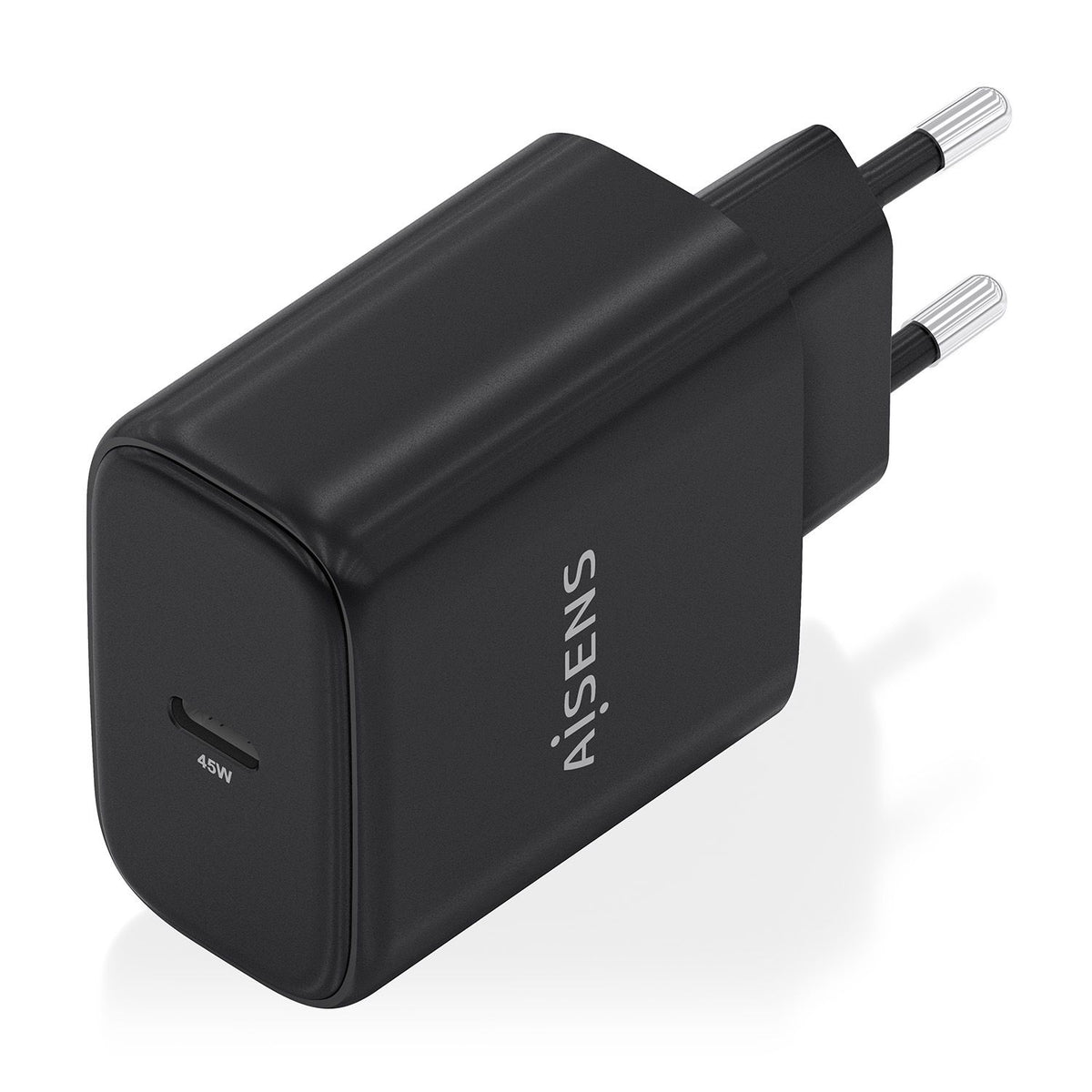 Cargador Pared AISENS GaN 45W USB-C Negro (A110-0970)