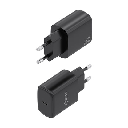 Cargador Pared AISENS 1xUSB-C 30W Negro (A110-0976)