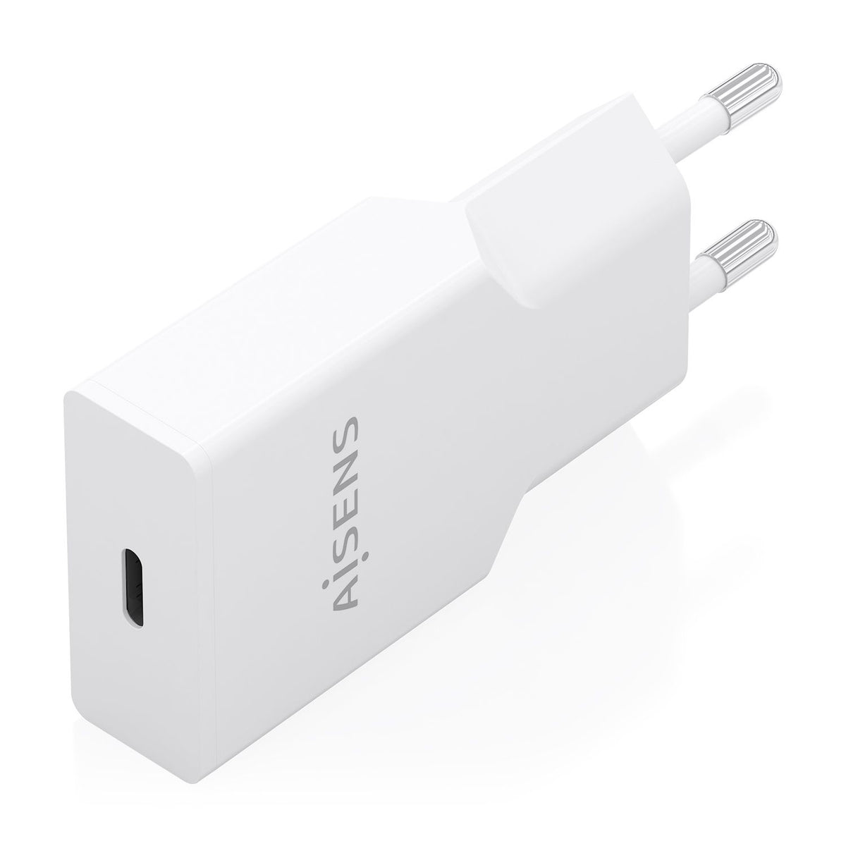 Cargador Pared AISENS GaN 25W USB-C Blanco (A110-0999)