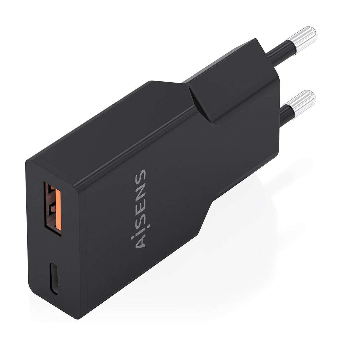 Cargador Pared AISENS GaN 30W USB-A/C Negro (A110-1005)
