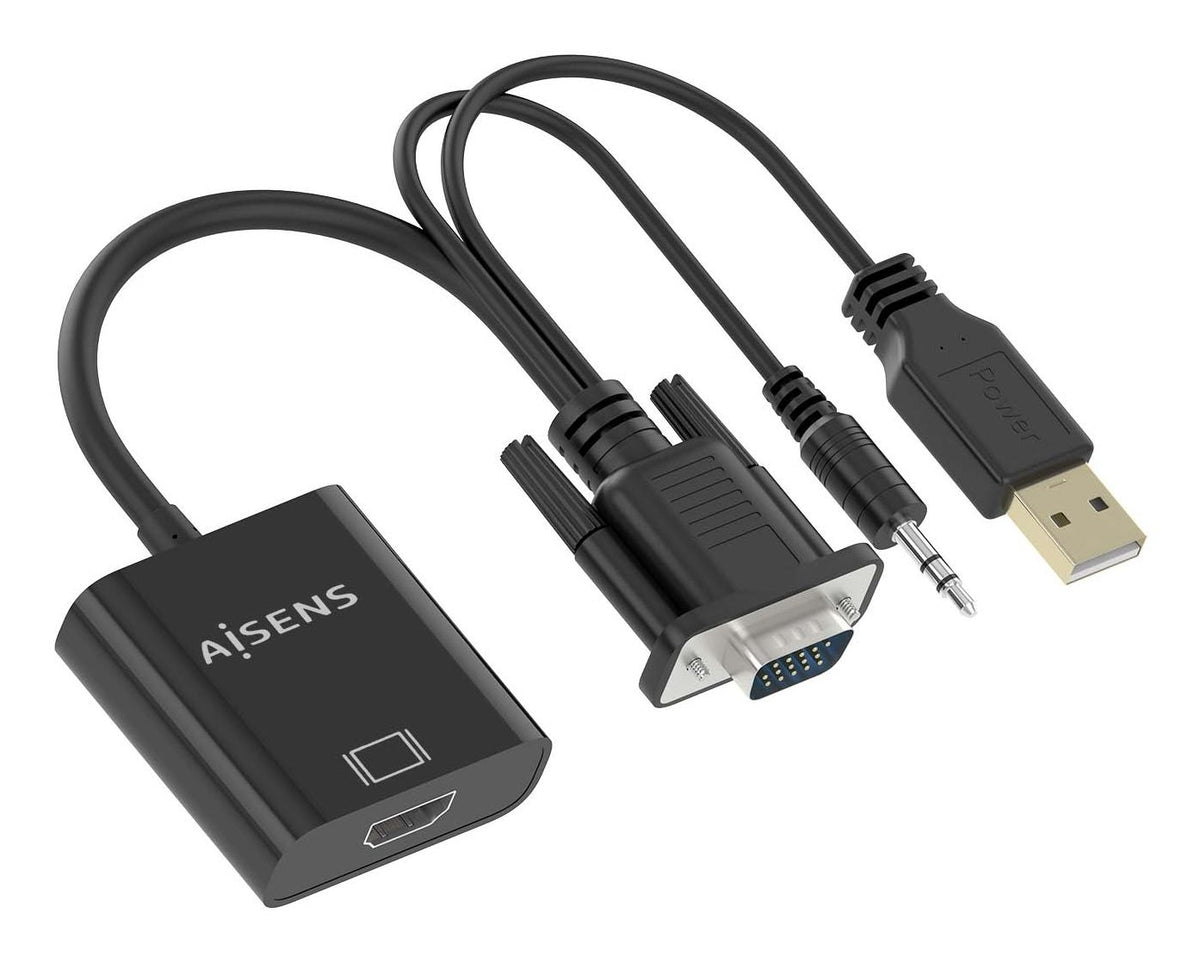 Conversor AISENS VGA/3.5mm/USB-A/M a HDMI/H(A115-0872)