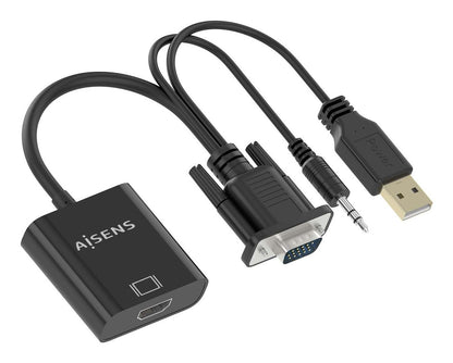 Conversor AISENS VGA/3.5mm/USB-A/M a HDMI/H(A115-0872)