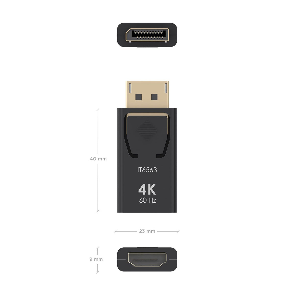 Conversor AISENS DP/M a HDMI/H Negro (A125-0908)