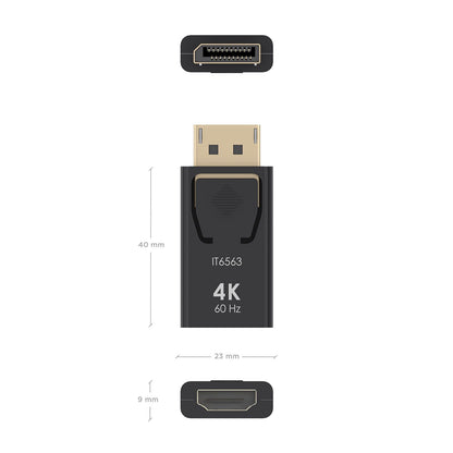Conversor AISENS DP/M a HDMI/H Negro (A125-0908)