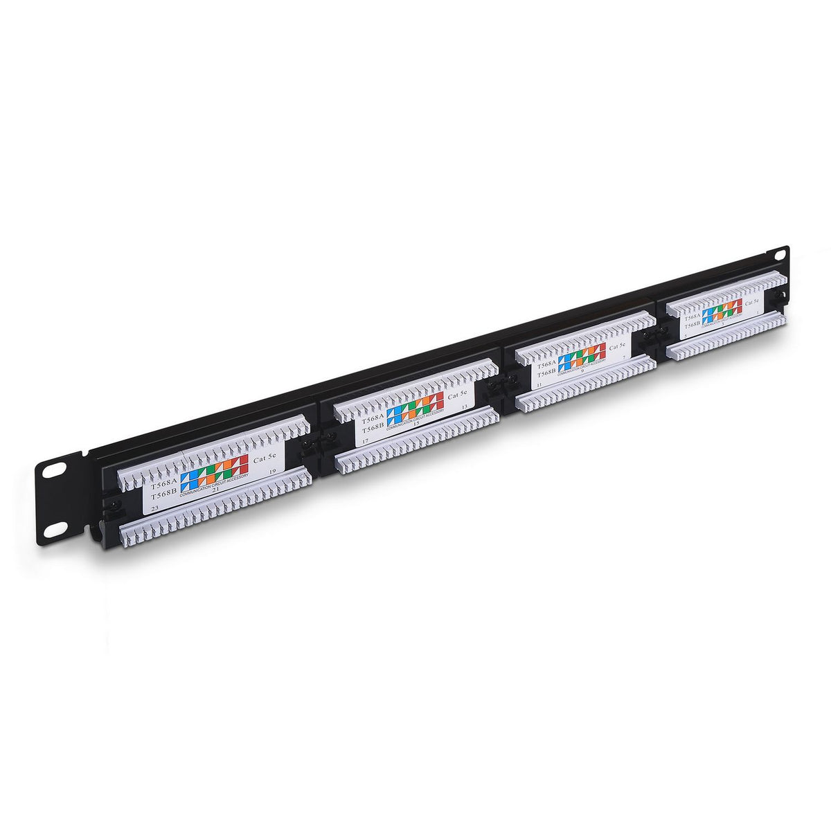 Pach Panel AISENS 24p RJ45 CAT.5E UTP 19" 1U(A141-0307)