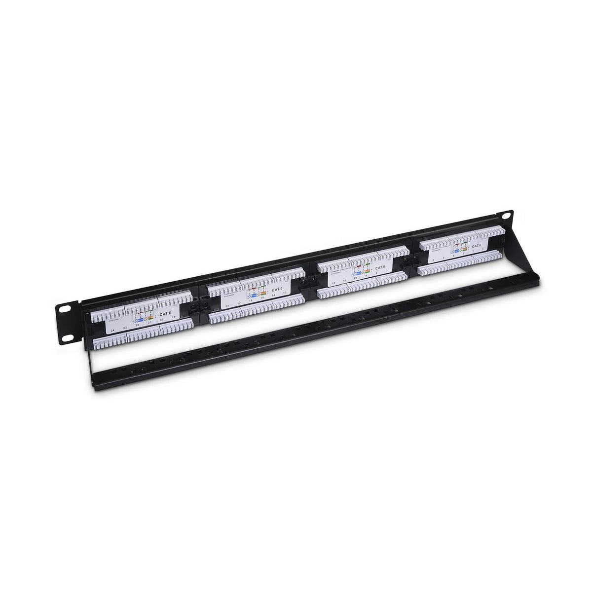 Pach Panel AISENS 24p RJ45 Cat6 UTP 19" 1U (A141-0509)
