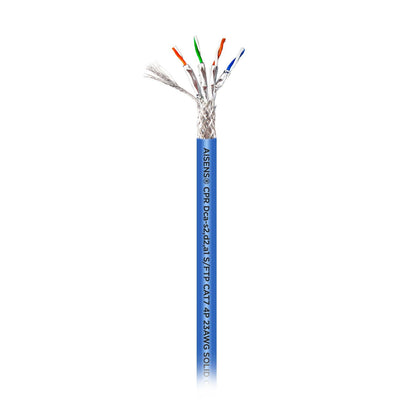 Cable Red AISENS RJ45 Cat7 S/FTP 100m Azul (A146-0664)