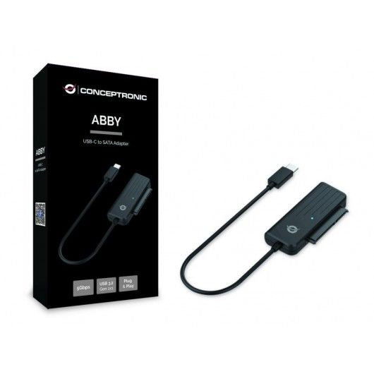 Adaptador CONCEPTRONIC USB-C a SATA 2.5" (ABBY02B)