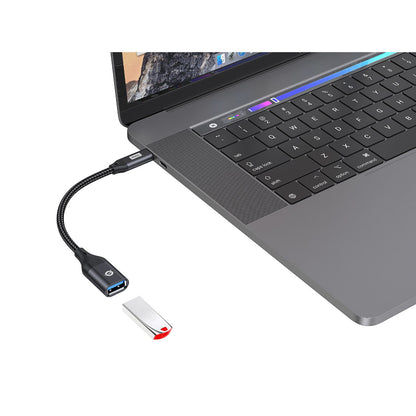 Adaptador CONCEPTRONIC USB-C/M a USB-A/H (ABBY18B)