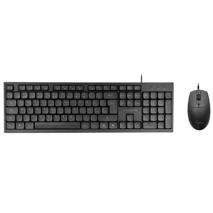 Teclado+Ratón TACENS USB 1600dpi Negro (ACP02ES)