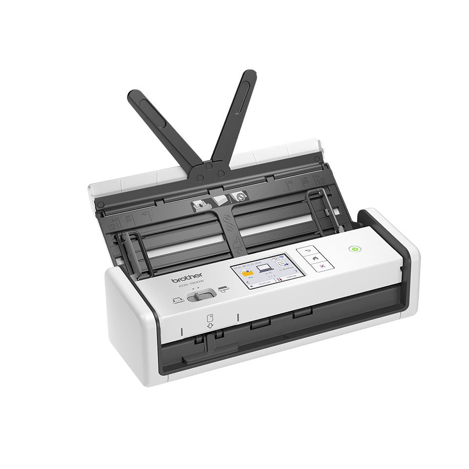 Escáner BROTHER ADF A4 Color USB WiFi Blanco (ADS1800W)