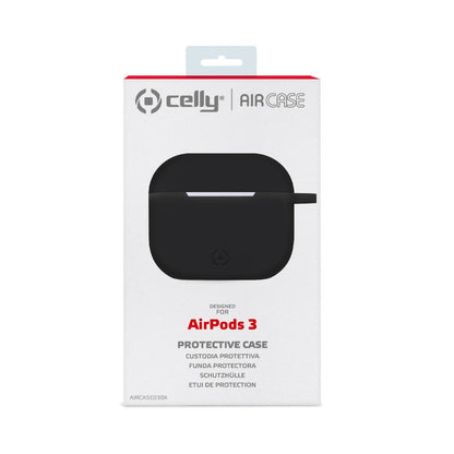 Funda CELLY para Apple Airpods 3 Negra (AIRCASE03BK)