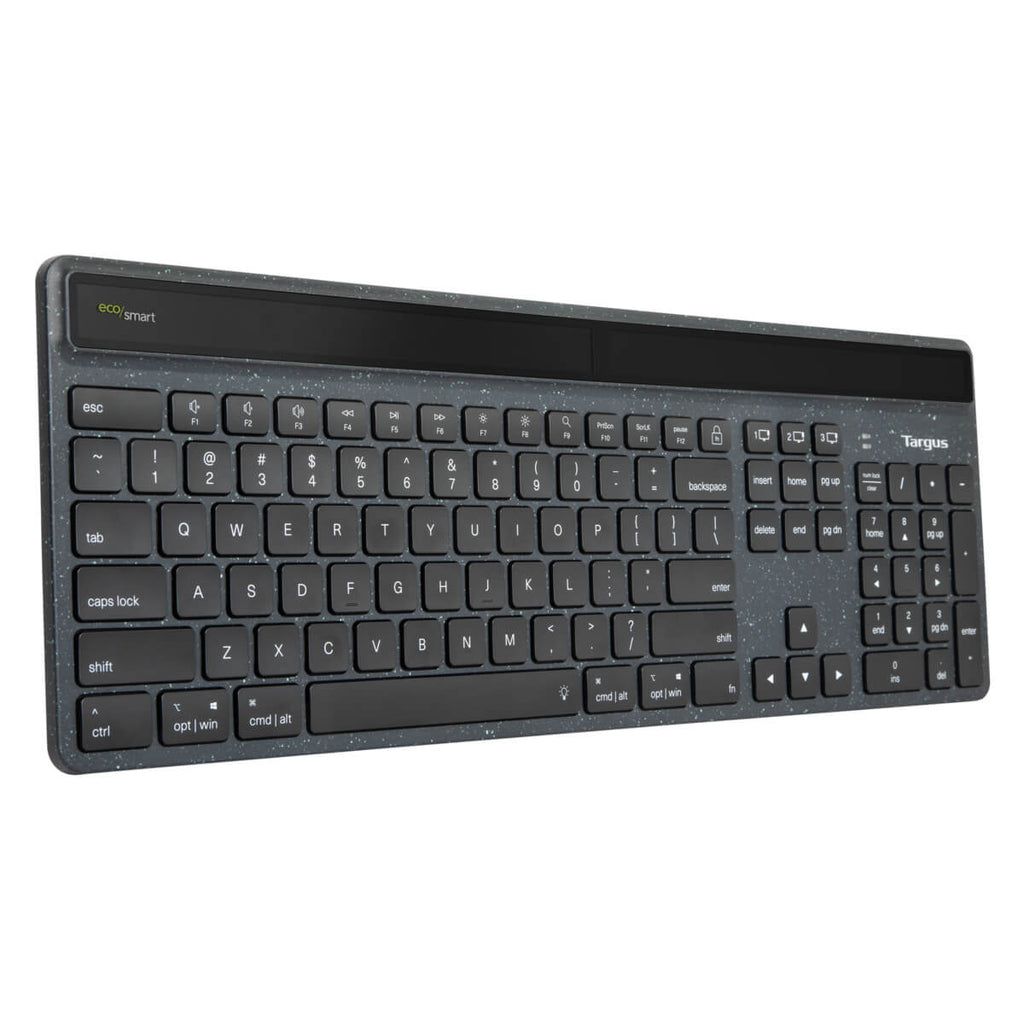 Teclado Targus EcoSmart LED QWERTY BT Negro (AKB868ES)