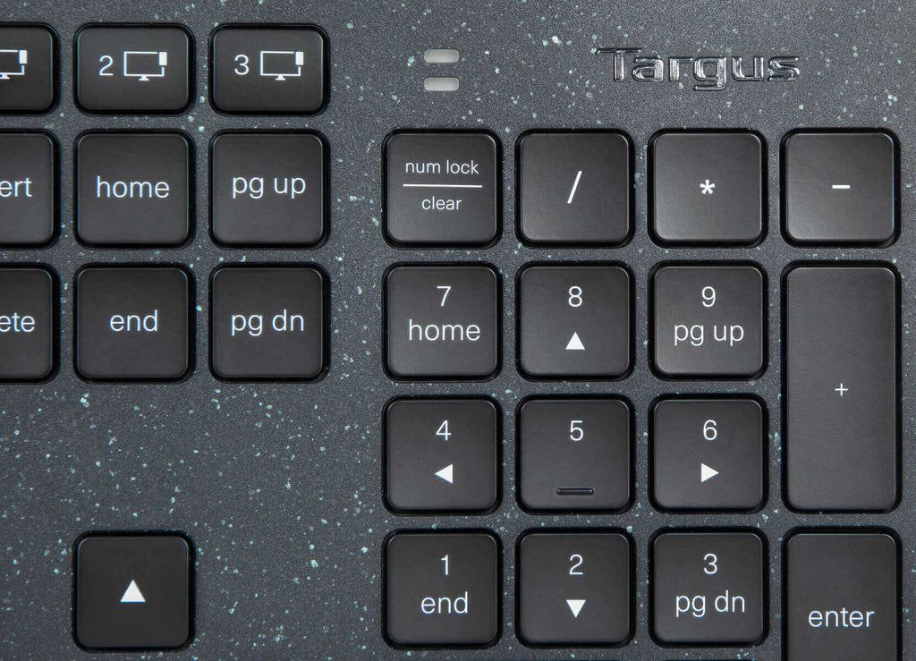 Teclado Targus EcoSmart LED QWERTY BT Negro (AKB868ES)