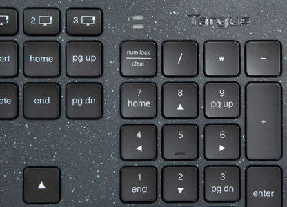 Teclado Targus EcoSmart LED QWERTY BT Negro (AKB868ES)