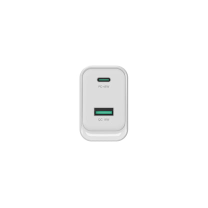 Cargador CONCEPTRONIC USB-A/C 45W PD 3.0 (ALTHEA20W45)
