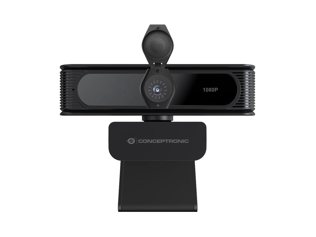 WebCam CONCEPTRONIC FHD USB Micrófono Negra (AMDIS09B)