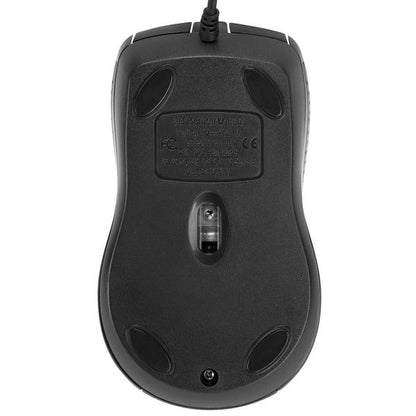 Ratón TARGUS Óptico USB-A 1000dpi Negro (AMU81AMGL)