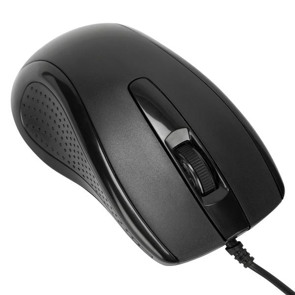 Ratón TARGUS Óptico USB-A 1000dpi Negro (AMU81AMGL)