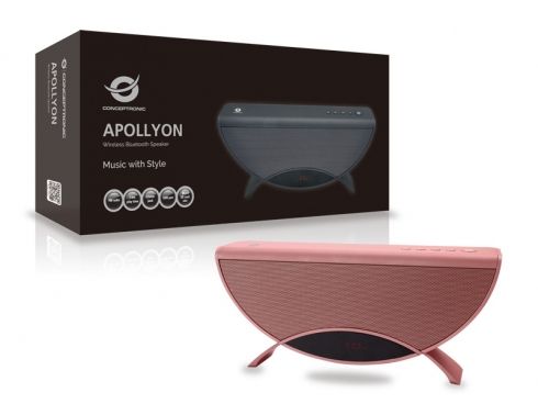 Altavoz CONCEPTRONIC mUSB 3.5mm BT Rojo (APOLLYON01R)