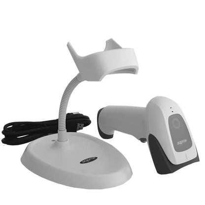 Lector Approx Código Barras 1D/2D USB Blanco(APPLS22WH)