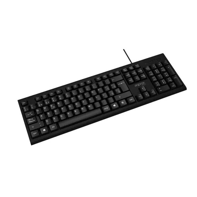 Teclado Approx USB 2.0 Negro (APPMX225)