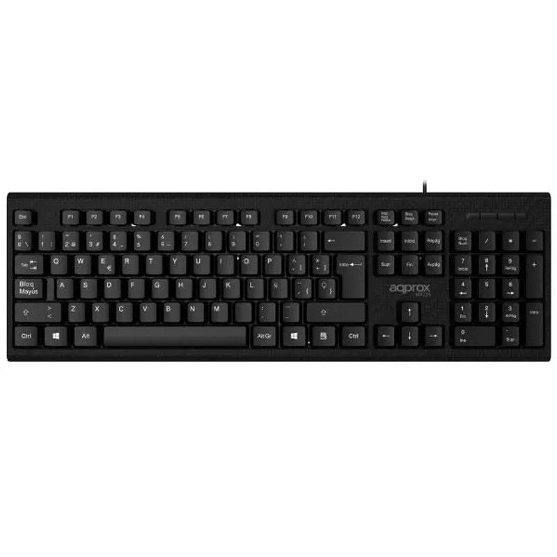 Teclado + Ratón Approx USB 2.0 Negro (APPMX235)
