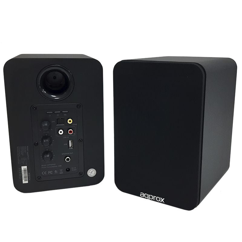 Altavoces Approx 60W Bluetooth USB Negros (APPSPK02BK)