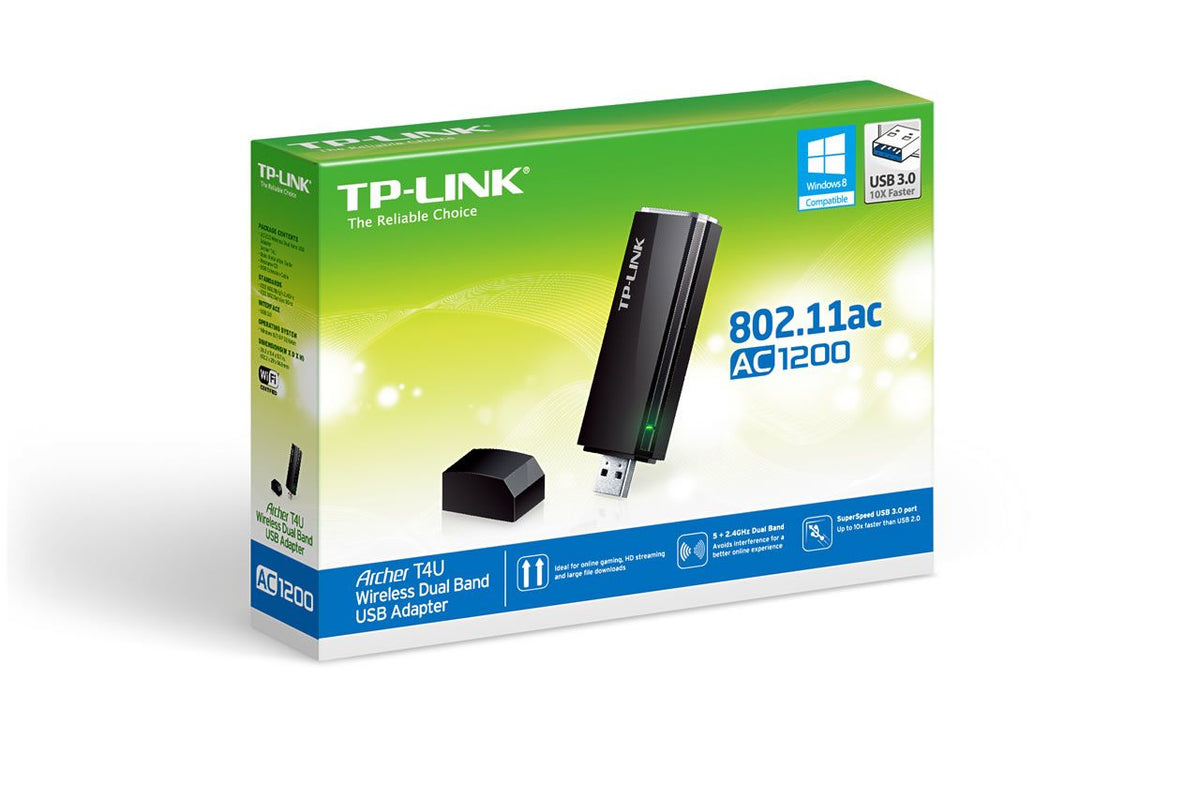 WIRELESS ADAPTADOR USB 3.0 TP-LINK ARCHER T4U AC1200
