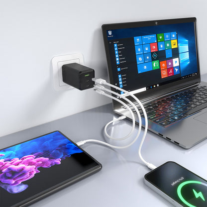 Cargador AISENS 100W 1xUSB-A 2USB-C (ASCH-100W3P052-BK)