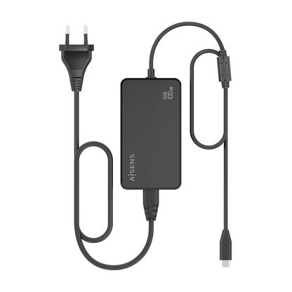 Cargador Sobremesa AISENS 100W USB (ASCH-1PD100D070-BK)