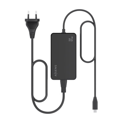 Cargador Sobremesa AISENS 65W USB-C (ASCH-1PD65D068-BK)