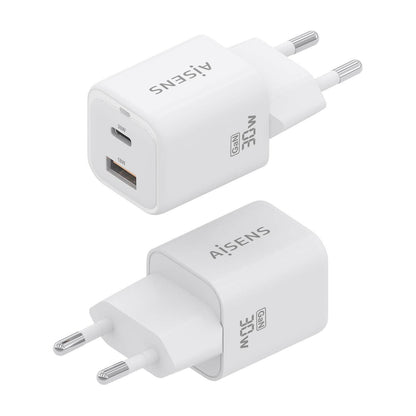 Cargador de Pared AISENS 30W Blanco (ASCH-30W2P020-W)