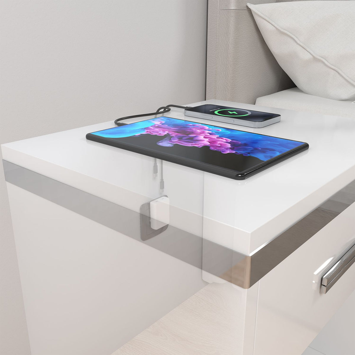 Cargador Pared AISENS GaN 30W 2xUSB-C (ASCH-30W2P075-W)