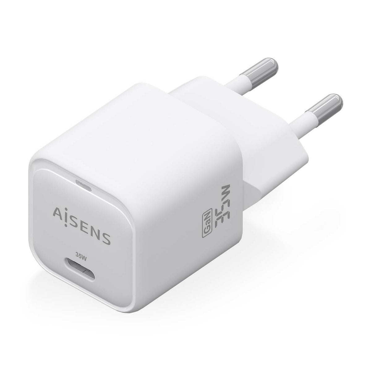 Cargador Pared AISENS 1xUSB-C 35W (ASCH-35W1P022-W)