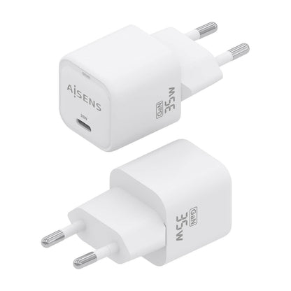 Cargador Pared AISENS 1xUSB-C 35W (ASCH-35W1P022-W)